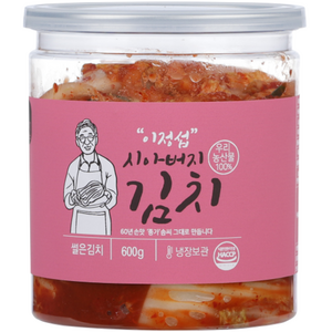 [국내산] 이정섭 시아버지 썰은김치 600g, 1개