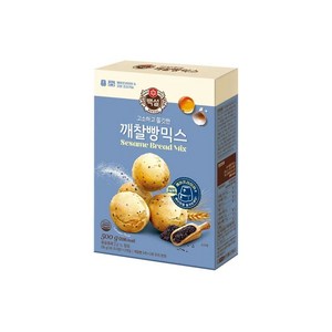 백설 깨찰빵 믹스 500g 만들기 분말 가루 파우더, 1개