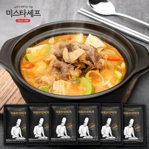 미스타셰프 차돌 된장찌개 500g 6팩, 1개