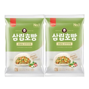 삼립 냉동 꼬마호빵 야채 6입, 240g, 2개