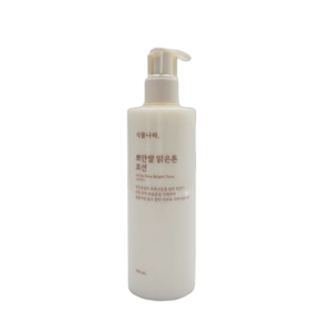 //비건로션// 식물나라 뽀얀쌀 맑은톤 로션 WHITE RICE BRIGHT TONE LOTION 대용량로션 데일리텍스쳐 순한 자극없는 맑은피부 8중 히알루론산, 1개, 300ml