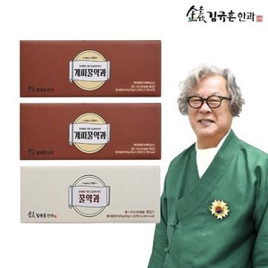 [쇼핑엔티] [명장 명인 김규흔의 달콤한 약과] 김규흔 명장 약과 세트 2종 60개 [꿀약과 20개+계피약과 40개], 없음, 600g