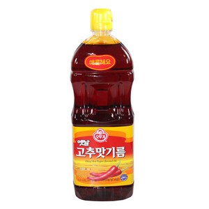 오뚜기옛날 고추맛기름, 1.5L, 1개