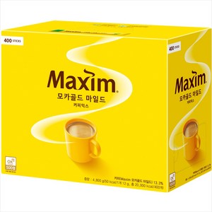 맥심 모카골드 마일드 400T, 1개, 400개입, 12g