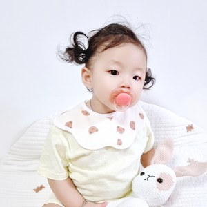 BayKids 무형광 롤링턱받이, 6)딸기 롤링턱받이 핑크, 1개, 1개입