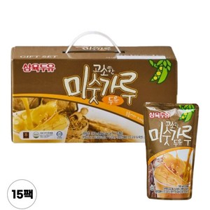 삼육두유 고소한 미숫가루 두유, 190ml, 15개