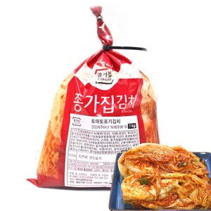 종가집 토마토 포기김치 1KG [냉장포장] /무료배송, 3개