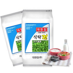 [KT알파쇼핑]대천김 조미김 식탁김 30봉, 450g, 1박스