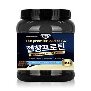 WPI 100% 헬창프로틴 단백질보충제 초코바닐라 1kg, 1개