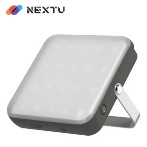 넥스트 NEXT-126LAMP-PB 캠핑랜턴 LED랜턴 스냅후크 케이블 카라비너 파우치, 1개, GREY (1년무상 A/S)