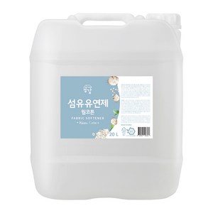 공감 섬유유연제 웜코튼향 20L 대용량 업소용, 1개