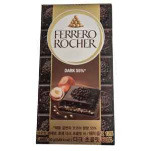 페레로로쉐 페레로 로쉐 다크 초콜릿 바, 90g, 1개