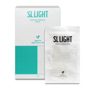 [모공쫀쫀템]+에셀라이트 센텔라 포어리스 패치 SL LIGHT 나비존 전용 모공패치 집중 타이트닝 모공수축 피지컨트롤 피부진정, 1세트, 8개입