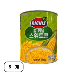 리치스 홀 커널 스위트 콘, 2.95kg, 5개