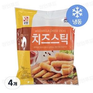 사조오양 치즈스틱1kg, 1kg, 4개