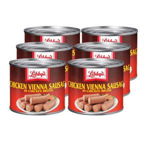 Libby's Chicken Vienna Sausage 리비스 치킨 비엔나 소시지 130g 6팩, 6개