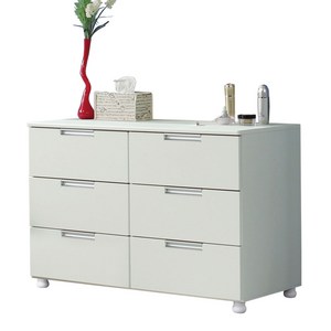 초이스1200 광폭 3단서랍장 와이드서랍장 깊이 43cm 속깊은 서랍, 올화이트