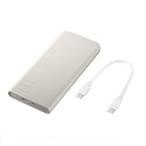 삼성 정품 25W PD 초고속 10 000mAh (37Wh) 듀얼 보조 배터리 EB-P3400, 베이지=(EB-P3400XUKGKR), 상세 설명 참조, 상세 설명 참조