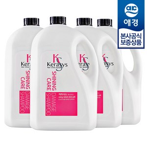 케라시스 샤이닝 데미지 케어 샴푸, 4L, 4개