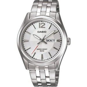 CASIO 카시오 MTP-1335D-7A 클래식 심플 메탈 손목시계 실버