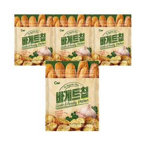 CW 청우 바게트칩 갈릭 & 파슬리 400g x 4개 / 마늘 과자