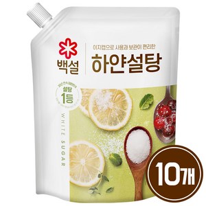 백설 하얀설탕, 400g, 10개