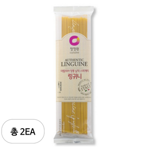 청정원 링귀니 스파게티면, 500g, 2개