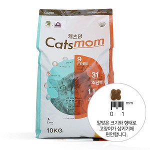캐츠맘 전연령 고양이사료 캣츠맘 구내건강, 10kg, 1개, 닭
