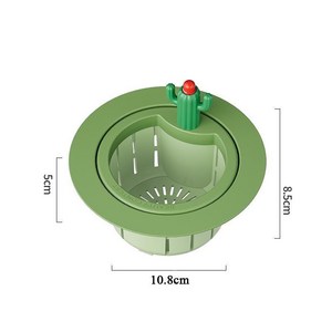 굿즈컴바인 스토어 원터치음식물 거름 망, I. 그린 대형 1+1세트(0.46kg)