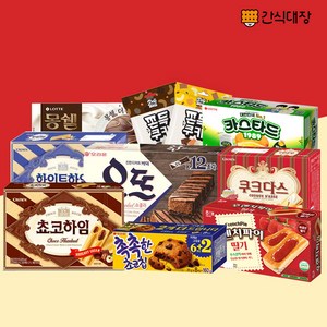 [간식대장] 탕비실에서 만나요 10종 사무실간식 탕비실 간식 쫀득쿠키 촉촉한 초코칩 쿠크다스 화이트 화이트하임 초코하임 후렌치파이딸기 오뜨 쇼콜라 카스타드 미니크런키, 1개