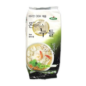 MORN 라이스 누들 물국수용, 250g, 3개