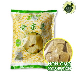 차마요 중국식품 국내생산 얼린두부 동두부 냉동두부, 500g, 1개