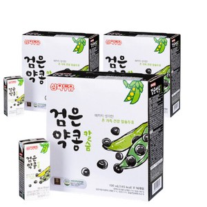 삼육 검은약콩칼슘두유 190ml, 48개