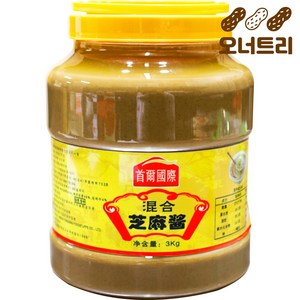 오너트리 통딩 혼합 즈마장 3kg 월남쌈 마라탕 냉면 땅콩 참깨 소스 업소용, 1개