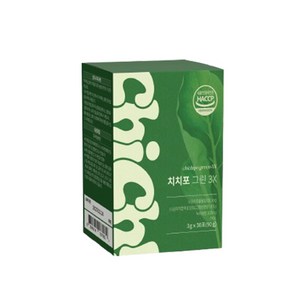 [정품] 치치포 그린 3X 시금치 붓기차, 1박스, 30정