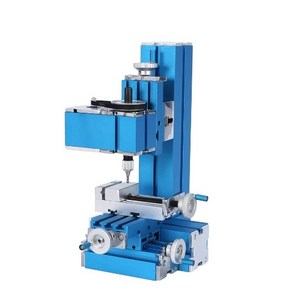 밀링 소형 밀링머신 미니 금속 선반 미니 머신 밀러 목공 금속 알루미늄 가공, 220V 한국플러그, 1개
