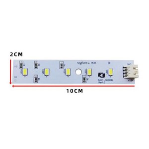 삼성 냉장고용 LED 램프 라이트 스트립 디스플레이 조명 보드 부품 DA41-00519B DC1, 1)1pcs, 1개