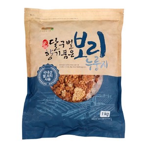 바른들식품 달구벌향기품은 보리 누룽지 1kg 국산 끓여먹는 누룽지 간식, 1개