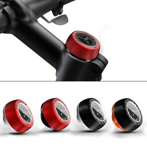 자전거 장착시계 스템워치 33mm, 1개, 블랙/골드