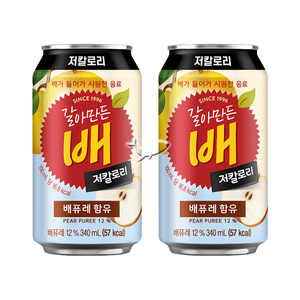 해태 갈아만든배 갈배 저칼로리 340ml X 12캔, 12개