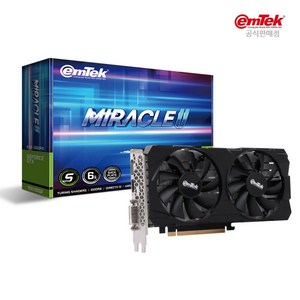 이엠텍 지포스 GTX 1660 SUPER MIRACLE II D6 6GB, 1660S-MIRACLE2