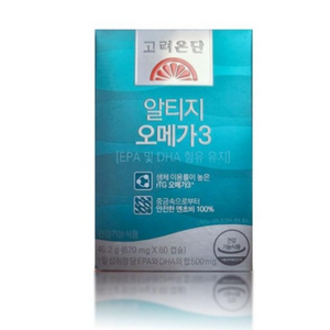 고려은단 알티지 오메가3 40.2g, 60정, 3개