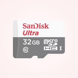 샌디스크 에스티원테크 공식인증 제품 마이크로 SD카드 SDXC ULTRA 울트라 QUNR, 32GB, 1개