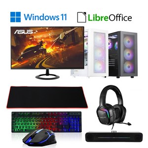 [왕가PC] 3D게이밍 조립컴퓨터 데스크탑 패키지 배그 롤 오버워치2 풀옵션 윈도우11 탑재 조립PC, 패키지PC WF03번, -, 1TB, 32GB, WIN11 Home