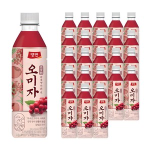 양반 오미자 음료, 500ml, 24개