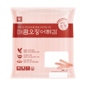 사옹원 사옹원 매콤오징어튀김 1kg 에어프라이어 오븐 전자레인지 추천 술안주, 3개