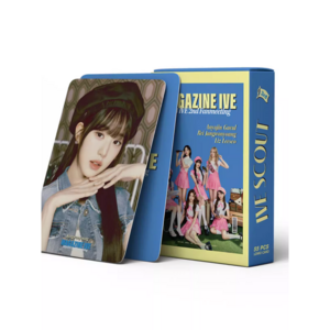 [당일발송] 에티튜드 레벨하트 아이브 포카 2025 시즌그리팅 월드투어, 6) IVE MAGAZINE (55장), 1개