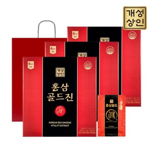 [개성상인] 홍삼골드진, 3박스, 1.5L