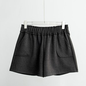 여성용 따뜻한 하이웨스트 모직 반바지 Women's shorts