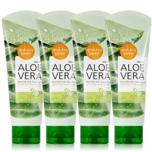 과일나라 알로에베라 모이스처 리얼 클렌징폼, 4개, 150ml